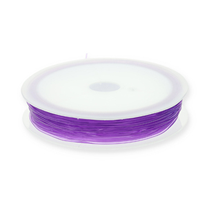 Fil &eacute;lastique 0.8mm Violet