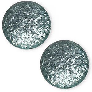 Cabochon classique 20mm Polaris Elements Paipo Vert p&eacute;trole