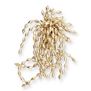 Broches en grappe perl&eacute;e Dor&eacute;