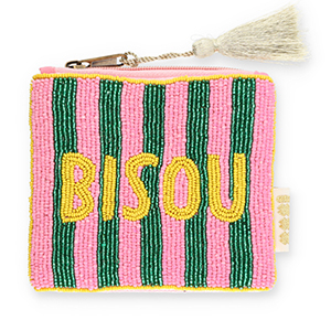 BY31&reg; Trousse "Bisou" Rose clair-vert-jaune-dor&eacute;