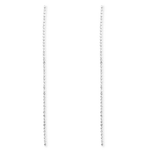 M&eacute;tal TQ laiton boucles d'oreilles / puces d&rsquo;oreilles avec strass Argent&eacute;-cristal