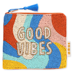 BY31&reg; Trousse "Good vibes" Dor&eacute;-blanc-bleu-multicolore