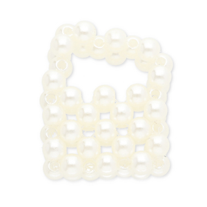 Pendentifs accroche-regard sac &agrave; main Blanc