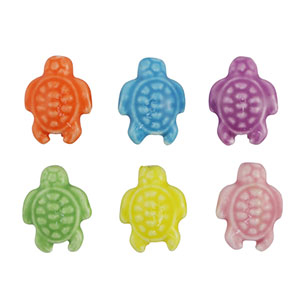 Perles en c&eacute;ramique tortue Multicolore