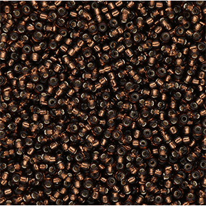 Perles de rocailles Miyuki 15/0 Dk Topaz Silver Lined 15-0005