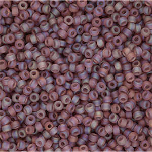 Perles de rocailles Miyuki 11/0 Transparant Matte Smoky Amethyst 11-142FR