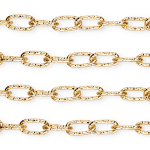 Appr&ecirc;ts en aluminium cha&icirc;ne maille jaseron maille for&ccedil;at Dor&eacute;