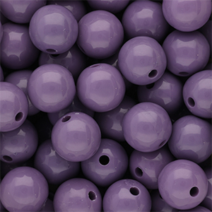 DQ Perles acryliques 14 mm brillant Purple haze 18-3718 TCX