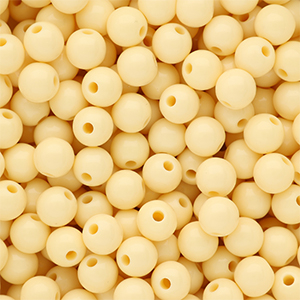 DQ Perles acryliques 10 mm brillant Pastel yellow 11-0616 TPG