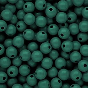 DQ Perles acryliques 8 mm brillant Mediterranea green 19-4517 TCX