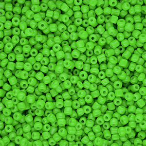 Perles de rocailles 12/0 (2 mm) Vert