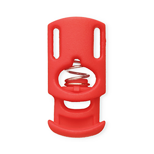 Appr&ecirc;ts color&eacute;s serre-cordon rectangle Rouge