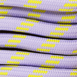 Paracorde tendance 8 mm Violet lavande-jaune