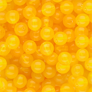 DQ&reg; Perles acryliques 10 mm brillant Jaune chaud