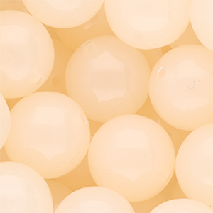 DQ&reg; Perles acryliques 20 mm brillant P&ecirc;che claire