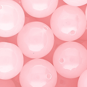 DQ&reg; Perles acryliques 20 mm brillant Rose clair