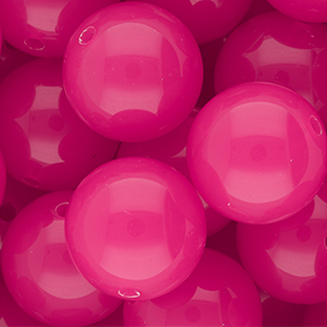 DQ&reg; Perles acryliques 20 mm brillant Rose magenta
