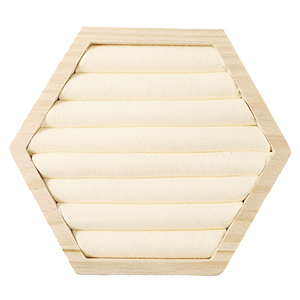 Pr&eacute;sentoir bijoux pour bagues Natural-beige