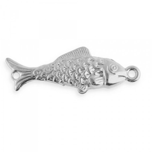 Appr&ecirc;ts en acier Inox connecteur poisson Argent&eacute;
