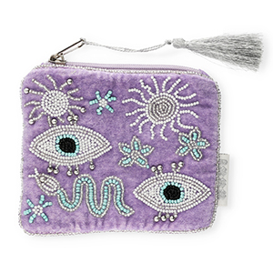 BY31&reg; Trousse mystique Violet-blanc-bleu turquoise-argent&eacute;