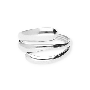 Bagues en acier Inox Argent&eacute;
