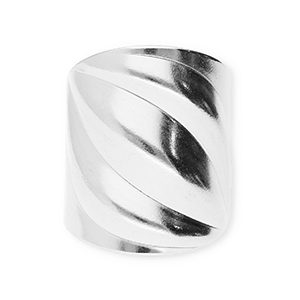 Bagues en acier Inox Argent&eacute;