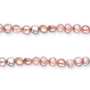 TQ Perles d&rsquo;eau douce nugget Rose coquillage