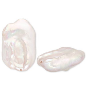TQ Perles d&rsquo;eau douce rectangle Blanc naturel