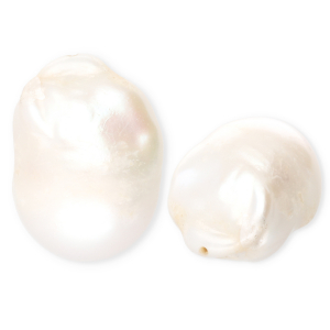 TQ Perles d&rsquo;eau douce irr&eacute;guli&egrave;res Blanc naturel