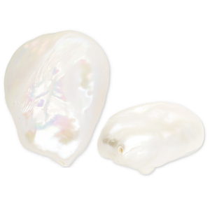 TQ Perles d&rsquo;eau douce goutte Blanc naturel