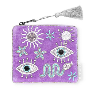 BY31&reg; Trousse mystique Violet-blanc-bleu turquoise-argent&eacute;