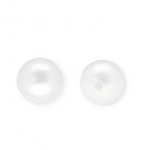 Imitations perles d&rsquo;eau douce rond Blanc