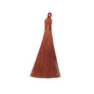 Pompons 8cm Marron
