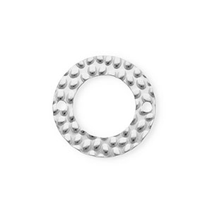 Appr&ecirc;ts en acier Inox connecteur rond Argent&eacute;