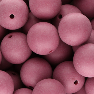 DQ Perles acryliques 20 mm Prune