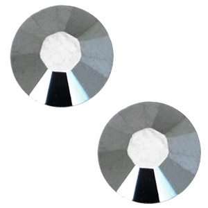 Swarovski Elements SS20 flatback (4.7mm) Jet black hematite