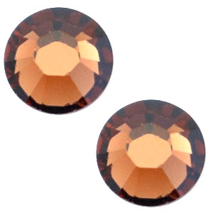 Swarovski Elements SS20 flatback (4.7mm) Smoke topaz