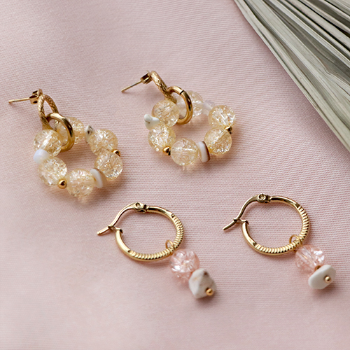 Soyez cr&eacute;atif(ve) avec des perles en verre craquel&eacute;