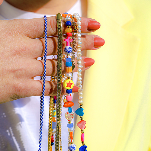 Inspiration d'&eacute;t&eacute; avec des perles nacr&eacute;es et polym&egrave;re