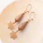 Boucles d&rsquo;oreilles festives en nouvelles perles Polaris Elements