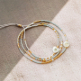 Inspiration de bracelets avec des perles en verre rondelle