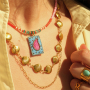 Inspiration avec des breloques en tissu et les cartes &agrave; bijoux BY31&reg; 