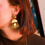 Inspiration avec les boucles d'oreilles et breloques en acier inoxydable 