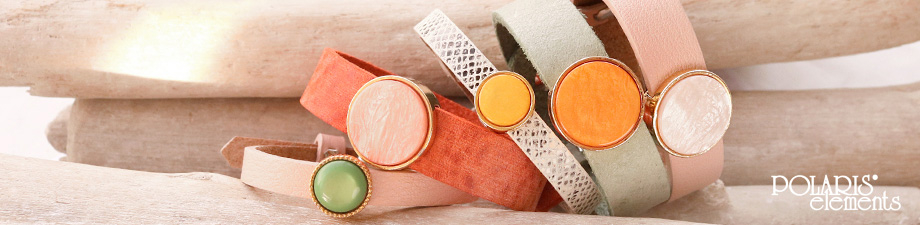 Cabochon plat 7mm Polaris Elements