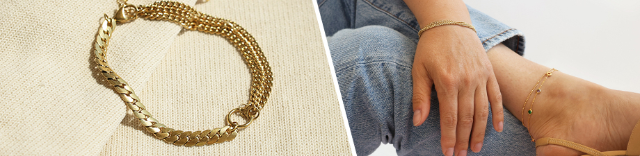 Cha&icirc;nes de cheville tendance