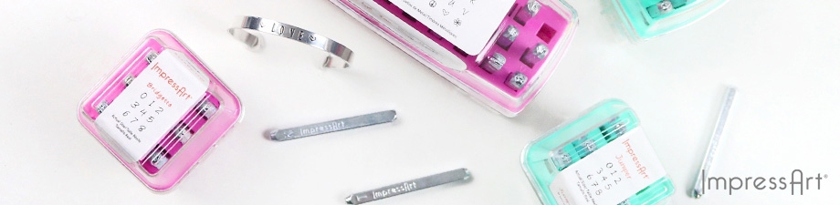 Tampons poin&ccedil;on alphabet et chiffres ImpressArt