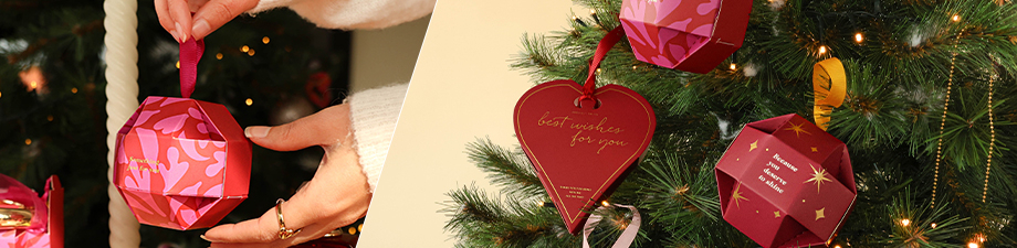 Cartes &agrave; bijoux + emballages pour hiver/les f&ecirc;tes