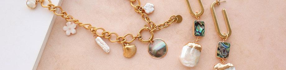 Nouveau ! Breloques et connecteurs en perles d'eau douce