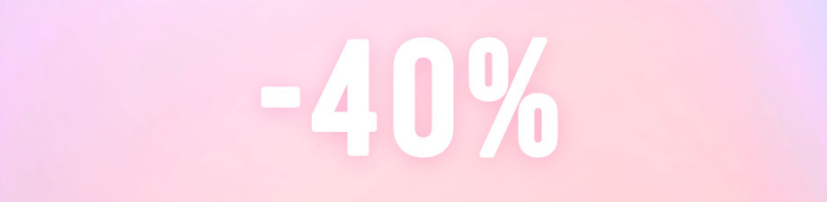 40% de R&eacute;duction
