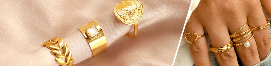 Yes! Nouvelle série de bagues en acier inoxydable uniques Yes! Nouvelle série de bagues en acier inoxydable uniques